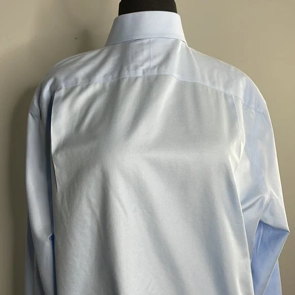 CHARLES TYRWHITT Blue Slim Fit Shirt 16 1/2/35in - Picture 8 of 9